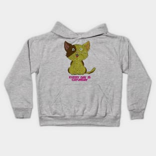 Every Day Is Caturday Kids Hoodie